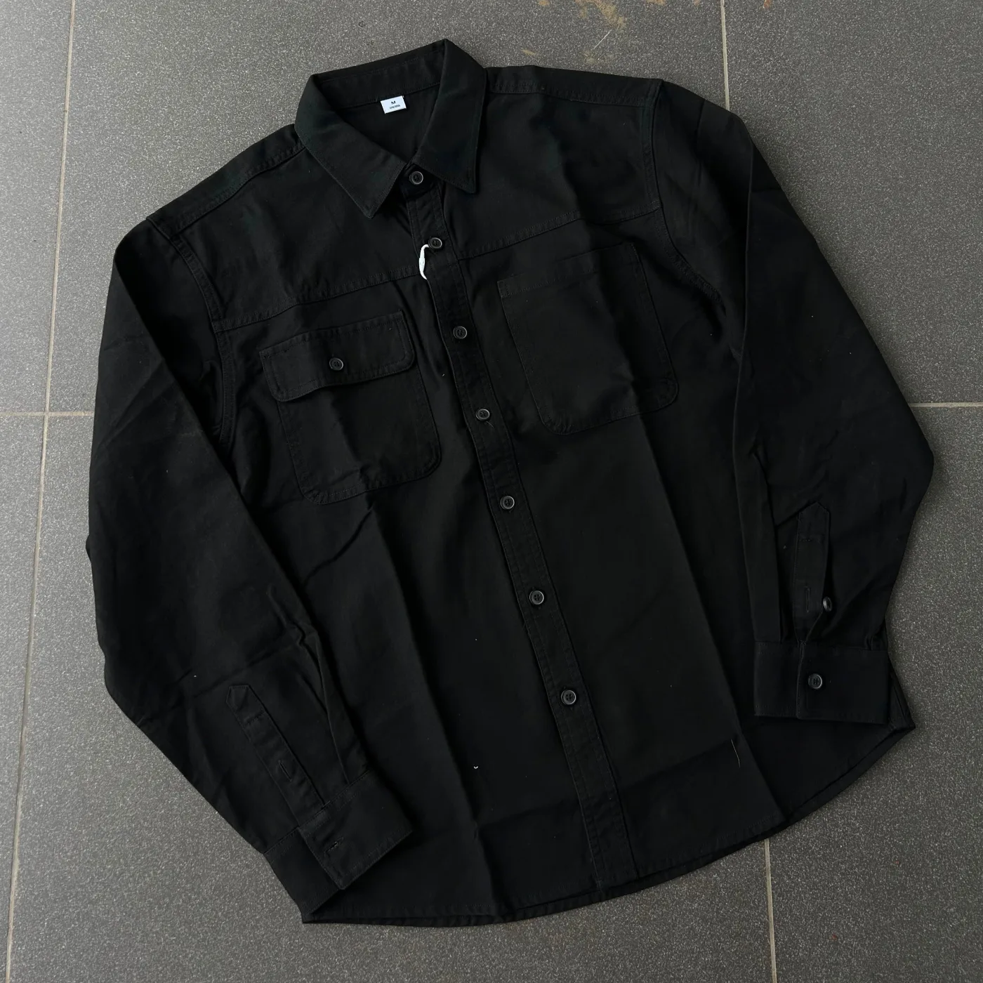 Midnight Utility Overshirt – Full Sleeve Pocket Shirt