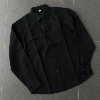 Midnight Utility Overshirt – Full Sleeve Pocket Shirt